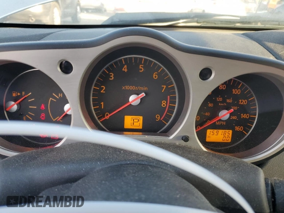 2008 Nissan 350Z with VIN JN1BZ34D28M706200, listed as a Copart auction lot 87115684 with 159,185 mi miles and Clean Title. Bid and sale history available at carsss.com. Image 9.