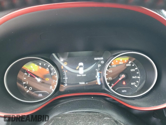 2018 Jeep Compass Trailhawk с VIN 3C4NJDDB5JT483091, выставлен на аукционе Copart как лот 55607835 с пробегом 76 066 миль миль и Списание • Salvage title. История ставок и продаж доступна на DreamBid. Изображение 9.
