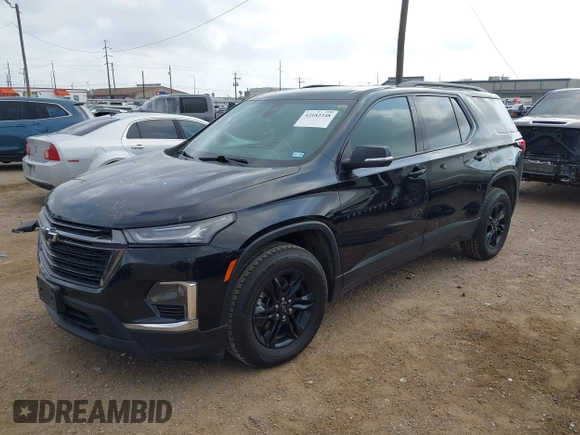 2023 Chevrolet Traverse LT Cloth with VIN 1GNERGKW2PJ212562, listed as a IAAI auction lot 42182348 with 84,069 mi miles and . Bid and sale history available at DreamBid. Image 17.