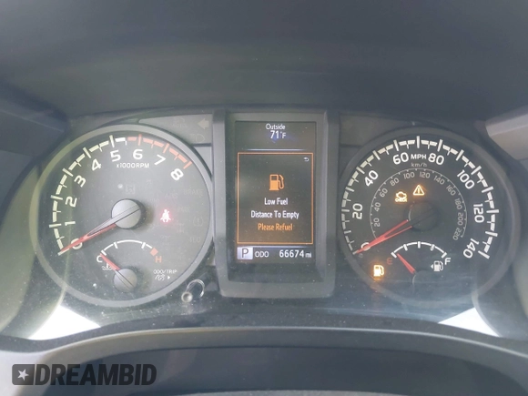 2018 Toyota Tacoma SR with VIN 5TFRX5GN9JX106232, listed as a IAAI auction lot 41634120 with 66,674 mi miles and . Bid and sale history available at DreamBid. Image 7.