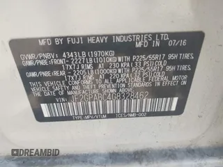 2016 Subaru Crosstrek Premium с VIN JF2GPABC4G8328462, выставлен на аукционе IAAI как лот 42260738 с пробегом 205 025 миль миль и . История ставок и продаж доступна на DreamBid. Изображение 9.