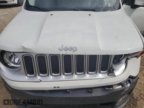 2017 Jeep Renegade Limited with VIN ZACCJBDB3HPE88030, listed as a Copart auction lot 60528245 with 101,606 mi miles and Salvage title. Bid and sale history available at DreamBid. Image 12.