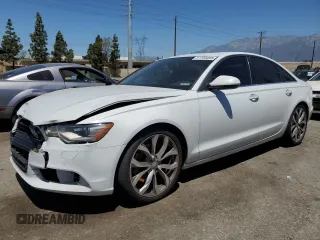 2014 Audi A6 Premium Plus with VIN WAUDFAFC6EN122800, listed as a Copart auction lot 57703495 with 176,272 mi miles and Clean title. Bid and sale history available at DreamBid. Image 1.