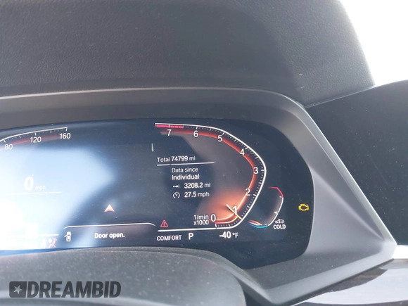 2019 BMW X5 xDrive40i with VIN 5UXCR6C50KLL08346, listed as a IAAI auction lot 41824070 with 75,000 mi miles and . Bid and sale history available at DreamBid. Image 7.