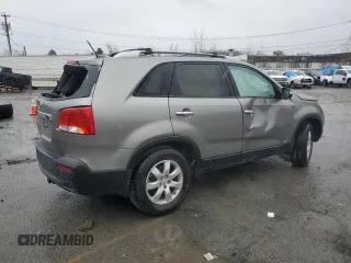 2011 Kia Sorento LX with VIN 5XYKTCA13BG168687, listed as a Copart auction lot 49266065 with 125,786 mi miles and Salvage Title. Bid and sale history available at DreamBid. Image 3.
