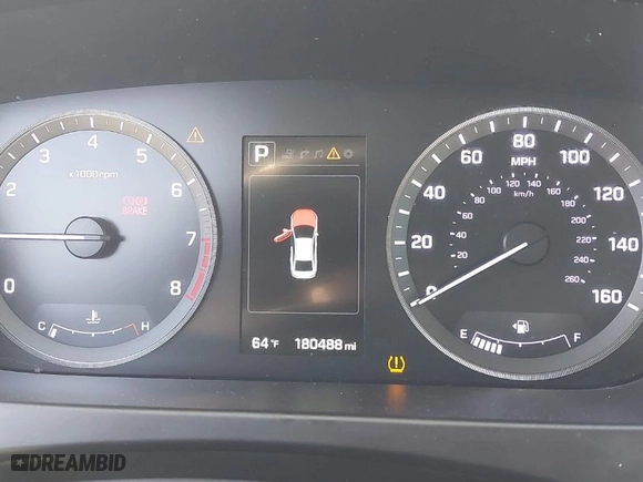 2015 Hyundai Sonata 2.4L Limited with VIN 5NPE34AF9FH251456, listed as a IAAI auction lot 42102725 with 180,488 mi miles. Bid and sale history available at carsss.com. Image 7.