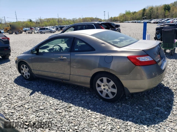 2006 Honda Civic Cpe LX with VIN 2HGFG12606H528429, listed as a Copart auction lot 54141545 with 150,503 mi miles and Clean Title. Bid and sale history available at carsss.com. Image 3.