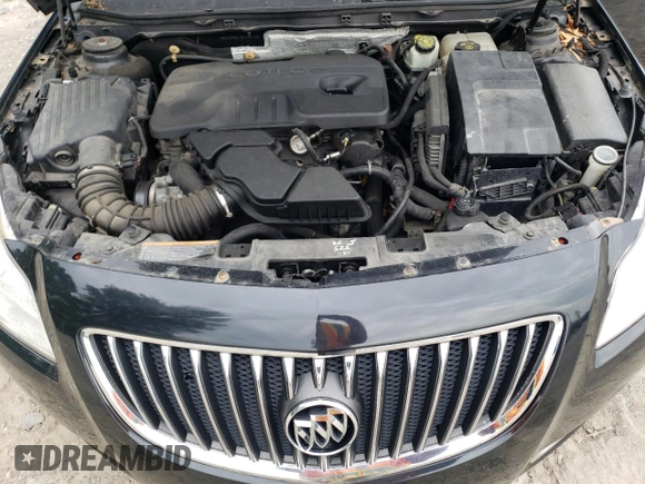 2011 Buick Regal CXL RL6 with VIN W04GU5GC1B1008129, listed as a Copart auction lot 61052085 with 125,218 mi miles and Clean title. Bid and sale history available at DreamBid. Image 11.