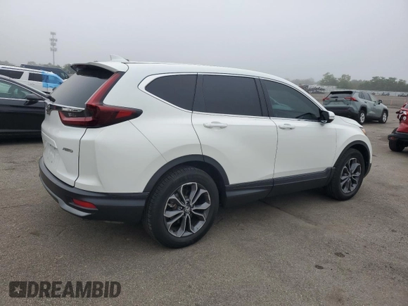 2020 Honda CR-V with VIN NY77515, listed as a Copart auction lot 55451825 with 32,672 mi miles and Salvage title. Bid and sale history available at DreamBid. Image 3.