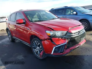 2018 Mitsubishi Outlander Sport ES 2.0 with VIN JA4AP3AU9JU026023, listed as a IAAI auction lot 40792379 with 147,749 mi miles. Bid and sale history available at carsss.com. Image 1.