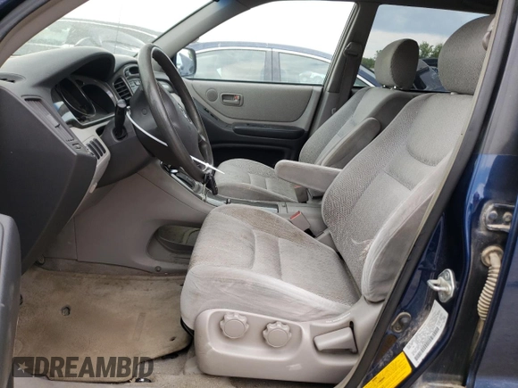 2002 Toyota Highlander with VIN JTEGD21A620034092, listed as a Copart auction lot 59693104 with 289,760 mi miles and Salvage title. Bid and sale history available at DreamBid. Image 7.