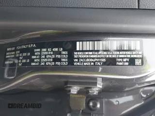 2018 Jeep Renegade Limited z VIN ZACCJBDB4JPH11505, wystawiony jako IAAI lot #41749500 z przebiegiem 75 494 mil mil oraz . Historia ofert i sprzedaży dostępna na DreamBid. Obrazek 9.