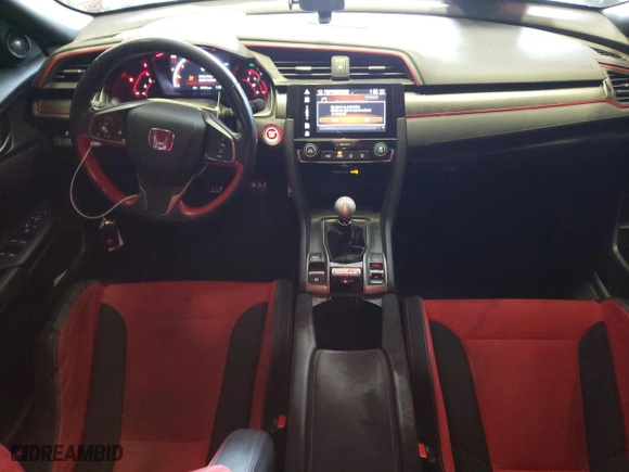 2018 Honda Civic Type R Touring with VIN SHHFK8G72JU204595, listed as a Copart auction lot 54585514 with 95,453 mi miles and Salvage Title. Bid and sale history available at carsss.com. Image 8.