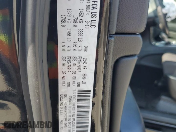 2019 Jeep Grand Cherokee Laredo E z VIN 1C4RJEAG7KC732365, wystawiony jako Copart lot #59813435 z przebiegiem 36 527 mil mil oraz Szkoda całkowita • Salvage title. Historia ofert i sprzedaży dostępna na DreamBid. Obrazek 13.