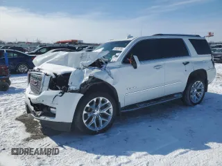 2017 GMC Yukon Denali with VIN 1GKS2CKJXHR168346, listed as a Copart auction lot 45666185 with 165,293 mi miles and Salvage Title. Bid and sale history available at carsss.com. Image 1.