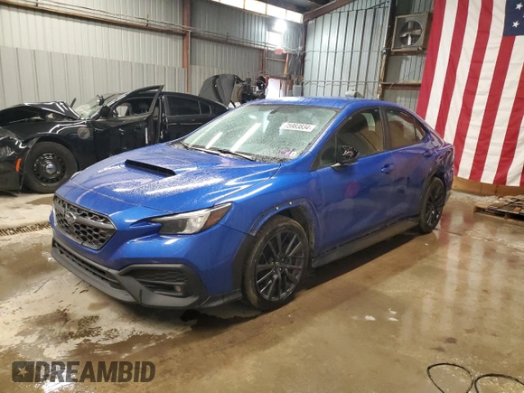 2022 Subaru WRX Premium z VIN JF1VBAF63N9030720, wystawiony jako Copart lot #75983834 z przebiegiem 53 844 mil mil oraz Szkoda całkowita • Salvage title. Historia ofert i sprzedaży dostępna na DreamBid. Obrazek 1.