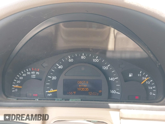 2002 Mercedes-Benz C with VIN WDBRF61J02F208524, listed as a IAAI auction lot 42111684 with 193,535 mi miles and . Bid and sale history available at carsss.com. Image 7.