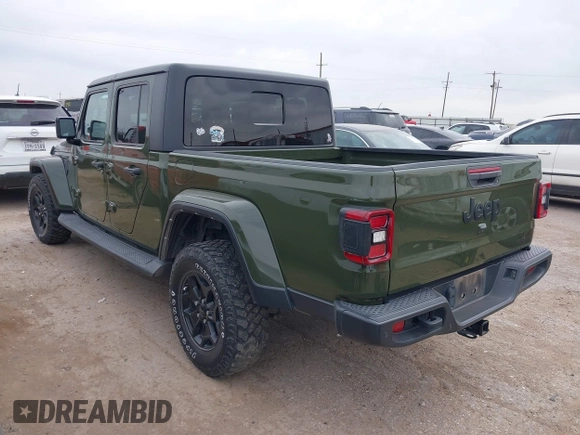 2021 Jeep Gladiator 80th Anniversary с VIN 1C6HJTAG3ML597461, выставлен на аукционе IAAI как лот 42266529 с пробегом 33 863 миль миль и . История ставок и продаж доступна на DreamBid. Изображение 3.