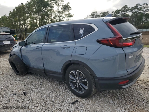 2021 Honda CR-V EX-L with VIN 7FARW1H83ME024245, listed as a Copart auction lot 45132605 with 38,858 mi miles and Salvage Title. Bid and sale history available at carsss.com. Image 2.