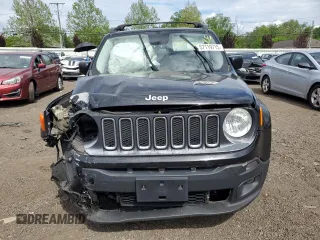 2017 Jeep Renegade Latitude with VIN ZACCJBBB9HPE93266, listed as a Copart auction lot 57119715 with 118,596 mi miles and Non repairable. Bid and sale history available at DreamBid. Image 5.