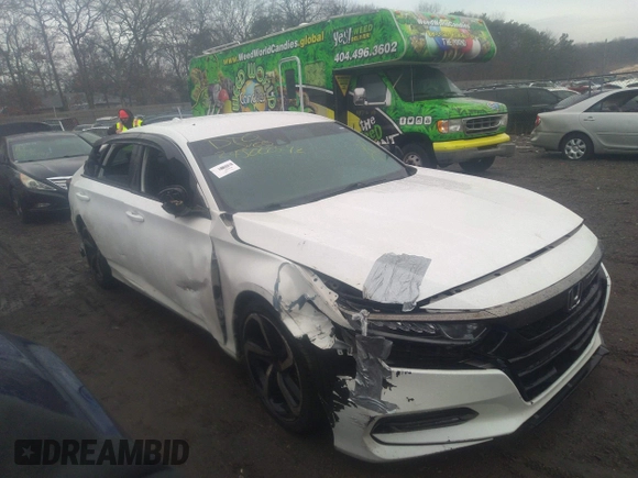 2019 Honda Accord Sport with VIN 1HGCV1F31KA009018, listed as a IAAI auction lot 38595783 with Not Provided miles and . Bid and sale history available at DreamBid. Image 1.