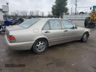 1999 Mercedes-Benz S-Class with VIN WDBGA43G6XA426256, listed as a Copart auction lot 81114194 with 135,960 mi miles and Clean Title. Bid and sale history available at carsss.com. Image 3.
