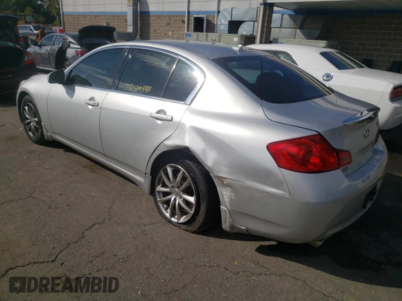 2007 Infiniti G35 G35x with VIN JNKBV61F77M823994, listed as a Copart auction lot 73189444 with 146,920 mi miles and Salvage Title. Bid and sale history available at DreamBid. Image 2.