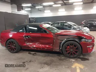 2019 Ford Mustang EcoBoost with VIN 1FATP8UH2K5205502, listed as a IAAI auction lot 41817355 with 42,789 mi miles and . Bid and sale history available at carsss.com. Image 14.