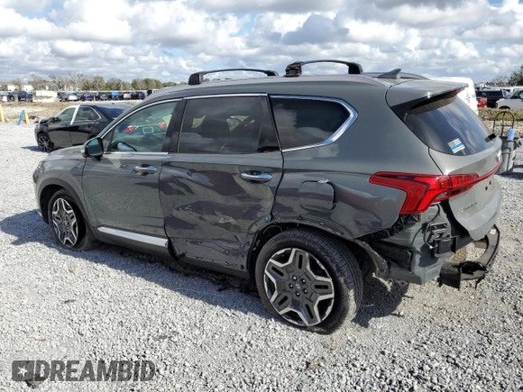 2022 Hyundai Santa Fe Limited with VIN 5NMS44AL6NH403999, listed as a Copart auction lot 85332734 with 19,610 mi miles and Salvage Title. Bid and sale history available at carsss.com. Image 2.
