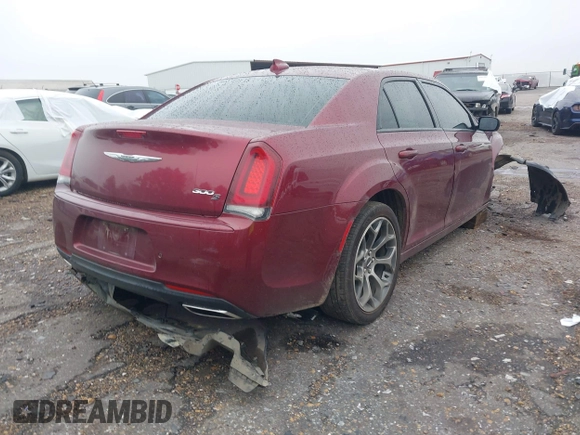 2018 Chrysler 300 with VIN 2C3CCABG0JH296028, listed as a IAAI auction lot 41599667 with 96,518 mi miles. Bid and sale history available at carsss.com. Image 4.