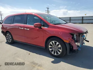 2022 Honda Odyssey EX-L с VIN 5FNRL6H76NB017297, выставлен на аукционе Copart как лот 54061605 с пробегом 52 854 миль миль и Списание • Salvage title. История ставок и продаж доступна на DreamBid. Изображение 4.