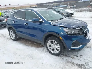 2020 Buick Encore GX Preferred with VIN KL4MMCSL4LB128677, listed as a IAAI auction lot 41257202 with 21,479 mi miles. Bid and sale history available at carsss.com. Image 1.
