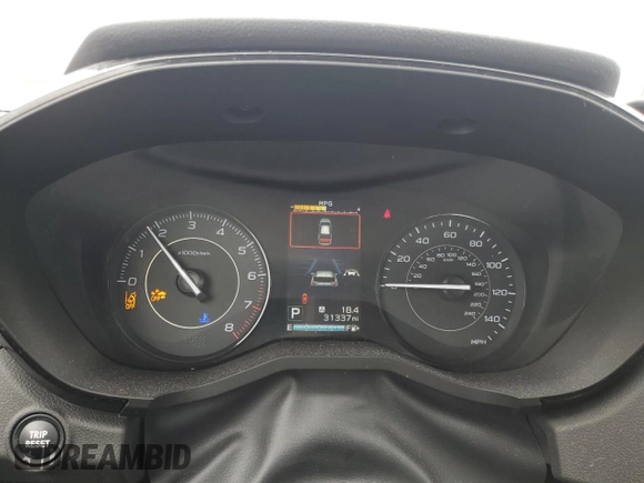 2021 Subaru Impreza with VIN 4S3GKAB66M3600445, listed as a Copart auction lot 50998155 with 31,337 mi miles and Salvage title. Bid and sale history available at DreamBid. Image 9.