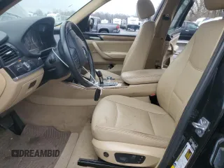 2012 BMW X3 28i with VIN 5UXWX5C50CL720703, listed as a Copart auction lot 46665185 with 143,541 mi miles and Salvage Title. Bid and sale history available at DreamBid. Image 7.