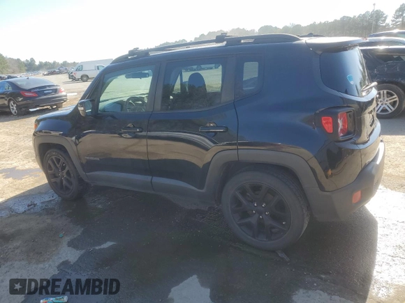 2017 Jeep Renegade Altitude with VIN ZACCJABH3HPE93665, listed as a Copart auction lot 48700355 with 110,218 mi miles and Salvage title. Bid and sale history available at DreamBid. Image 2.