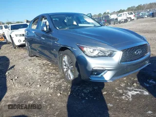 2020 Infiniti Q50 Luxe with VIN JN1EV7AP6LM201347, listed as a IAAI auction lot 41541566 with 29,697 mi miles and . Bid and sale history available at DreamBid. Image 1.