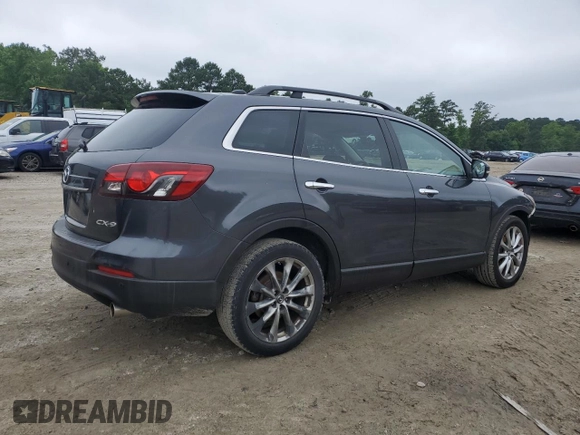 2014 Mazda CX-9 Grand Touring with VIN JM3TB2DA8E0440925, listed as a Copart auction lot 61002275 with 180,373 mi miles and Salvage title. Bid and sale history available at DreamBid. Image 3.