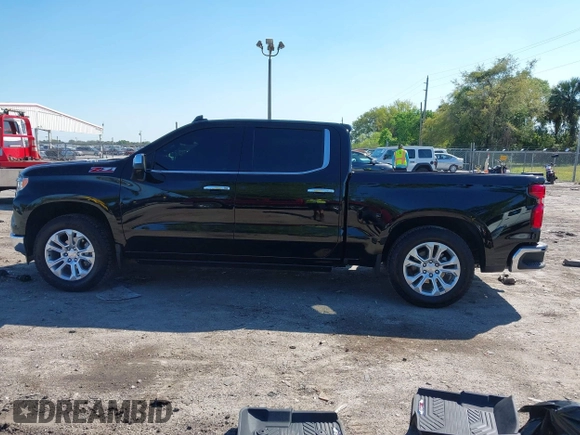 2024 Chevrolet Silverado 1500 LTZ with VIN 1GCUDGE81RZ298421, listed as a IAAI auction lot 41775039 with 6,900 mi miles and . Bid and sale history available at DreamBid. Image 14.