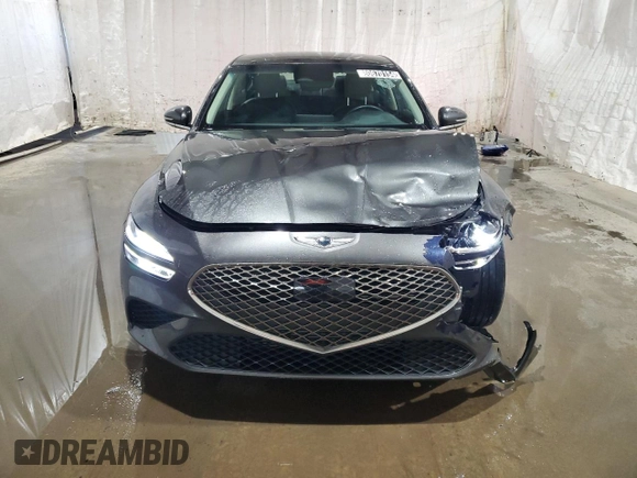 2023 Genesis G70 2.0T with VIN KMTG34TA1PU131167, listed as a Copart auction lot 80670154 with 27,980 mi miles and Clean Title. Bid and sale history available at DreamBid. Image 5.