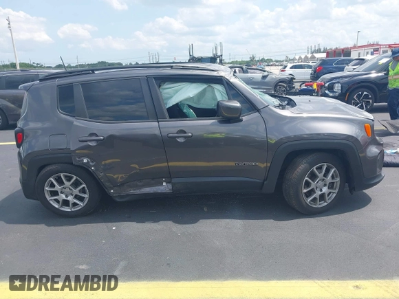 2019 Jeep Renegade Latitude with VIN ZACNJABB0KPK03648, listed as a IAAI auction lot 42324860 with 59,313 mi miles and . Bid and sale history available at DreamBid. Image 13.