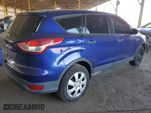 2013 Ford Escape S with VIN 1FMCU0F78DUB23867, listed as a Copart auction lot 63191394 with 160,221 mi miles and Salvage Title. Bid and sale history available at carsss.com. Image 3.