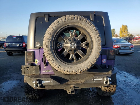 2018 Jeep Wrangler JK Unlimited Sport S with VIN 1C4HJWDG3JL921090, listed as a Copart auction lot 79042974 with 0 mi miles and Salvage Title. Bid and sale history available at carsss.com. Image 6.