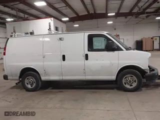 2017 GMC Savana Cargo Van with VIN 1GTW7AFG9H1150162, listed as a IAAI auction lot 41601460 with 112,453 mi miles. Bid and sale history available at carsss.com. Image 14.