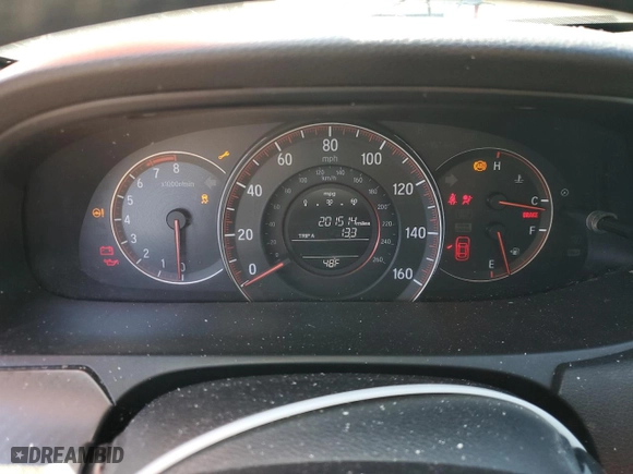 2016 Honda Accord Sedan Sport with VIN 1HGCR2F54GA227120, listed as a Copart auction lot 48806605 with 201,514 mi miles and Salvage Title. Bid and sale history available at carsss.com. Image 9.
