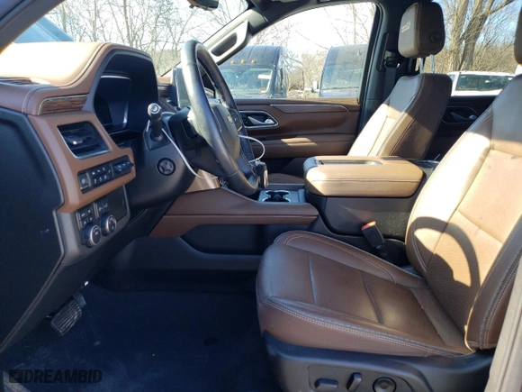 2022 Chevrolet Tahoe High Country with VIN 1GNSKTKL2NR173072, listed as a Copart auction lot 46648215 with 29,592 mi miles and Salvage Title. Bid and sale history available at carsss.com. Image 7.