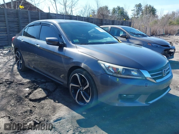 2014 Honda Accord Sport with VIN 1HGCR2F5XEA098961, listed as a IAAI auction lot 42006615 with 127,167 mi miles and . Bid and sale history available at DreamBid. Image 1.