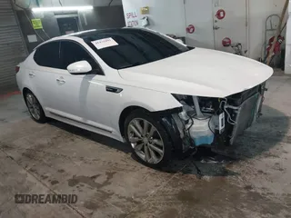 2015 Kia Optima SXL Turbo with VIN 5XXGR4A63FG408045, listed as a IAAI auction lot 41475991 with 133,263 mi miles and . Bid and sale history available at DreamBid. Image 1.