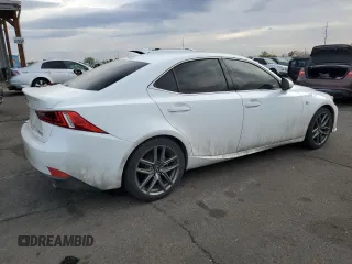 2015 Lexus IS 250 with VIN JTHCF1D2XF5017525, listed as a Copart auction lot 51175075 with 119,948 mi miles and Salvage Title. Bid and sale history available at DreamBid. Image 3.