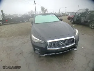 2018 Infiniti Q50 2.0t LUXE with VIN JN1CV7AP7JM241179, listed as a Copart auction lot 86733564 with NaN miles and Salvage Title. Bid and sale history available at carsss.com. Image 10.