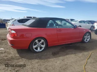2004 BMW 3 Series 325Ci with VIN WBABW334X4PL26650, listed as a Copart auction lot 48578705 with 103,712 mi miles and Clean Title. Bid and sale history available at carsss.com. Image 3.
